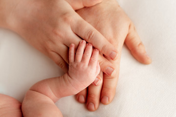 noworodek rączki nóżki - obrazy, fototapety, plakaty