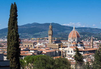 Cathedral of Saint Mary of the Flower (Cattedrale di Santa Maria del Fiore) in Florence, Tuscany, Italy. - 344265384