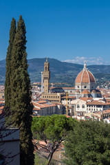 Cathedral of Saint Mary of the Flower (Cattedrale di Santa Maria del Fiore) in Florence, Tuscany, Italy. - 344265531
