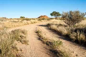 path at fish river canyon namibia