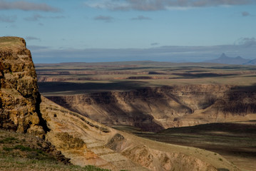 landscape in the mountains namibia