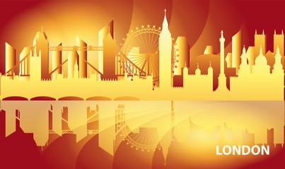 London skyline vector 15