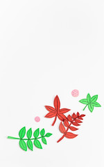 Leaf Set. Hand-drawn decorative elements, doodle floral elements. Black line ink hand drawn art. White background ready for copywriting. Perfect for invitations, greeting cards, posters, prints.