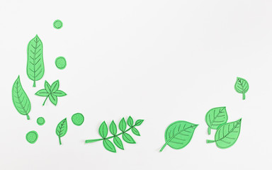 Leaf Set. Hand-drawn decorative elements, doodle floral elements. Black line ink hand drawn art. White background ready for copywriting. Perfect for invitations, greeting cards, posters, prints.