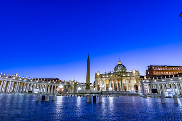 Vatican city, Piazza San Pietro, Basilca di San Pietro, St. Peters square, St. Peters Basilica.