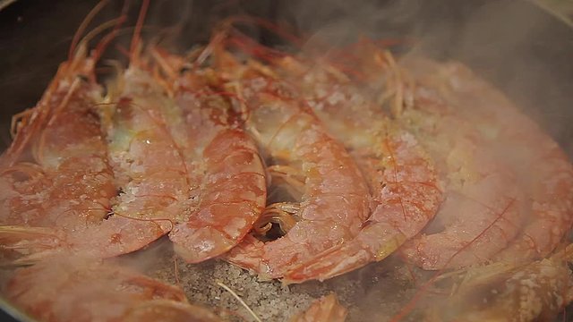 gambas a la plancha
