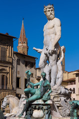 The Fountain of Neptune by Bartolomeo Ammannati. Florence, Italy