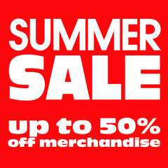 Summer Sale Signs in Vector