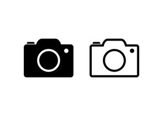 camera icon, camera sign and symbol vector Design