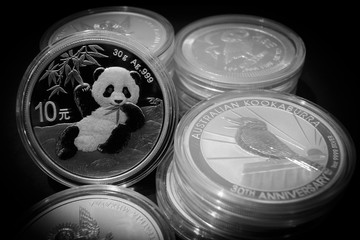 silver investment coins bank