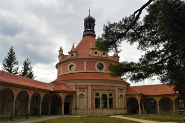 Fototapeta na wymiar In a Czech castle