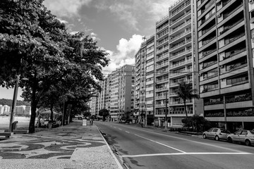 Imagens da cidade de Niterói, Rio de Janeiro, Brasil, com as ruas vazias por causa da quarentena...