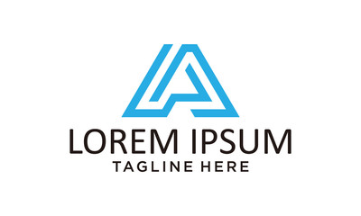 COMBINATION LOGO FROM LETTER PA OR AP LOGO DESIGN CONCEPT