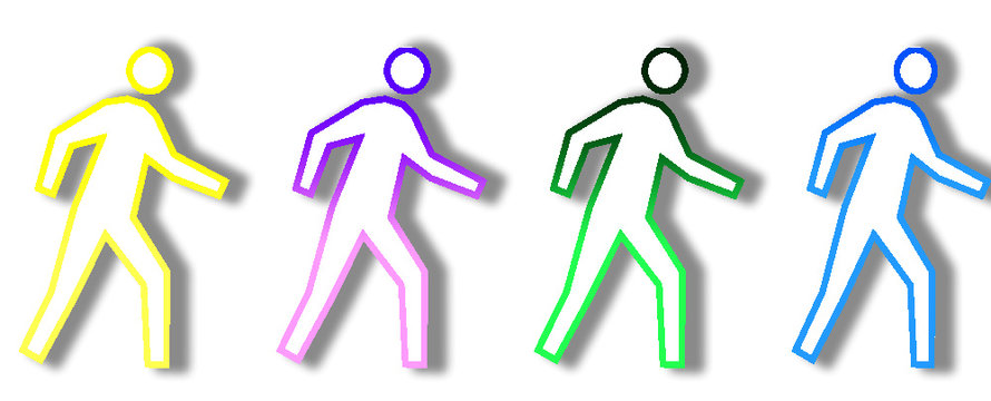 persone camminare 