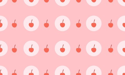 background cherry fruit seamless pattern design, perfect for wrap,wall, background, cover