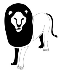 León. Panthera leo.