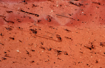Brick background. Brick texture. Red brick surface