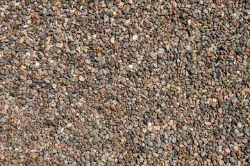 Small stone pattern in garden