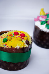 Easter on a white background