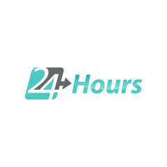 24hours hotline support service outline icons. Vector illustration. Editable stroke. Isolated icon suitable for web, infographics, interface and apps.