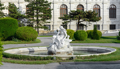 Hofburg Palace and Park complex in Vienna. Austria.