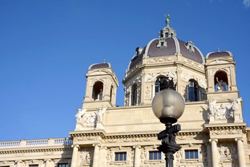Fototapeta na wymiar Hofburg Palace and Park complex in Vienna. Austria.