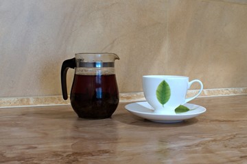 tea and a cup of tea