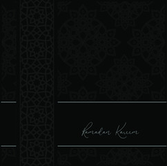 ramadan kareem card vector background