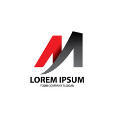 letter M logo design concept template for your company, industry purpose ready to use