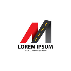 letter M logo design concept template for your company, industry purpose ready to use