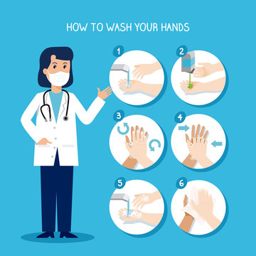 doctor said clean hands to prevention