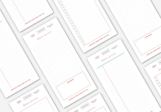 Set of 3 Planner Sheet Layouts