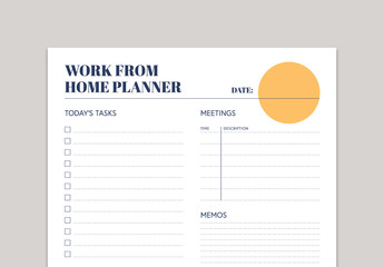 Blue Planner Layout