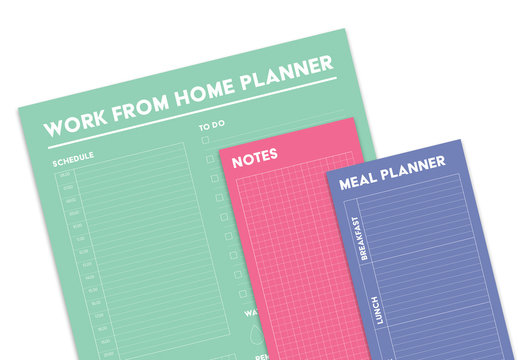 Colorful Planner Layout