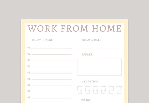 Neutral Planner Layout