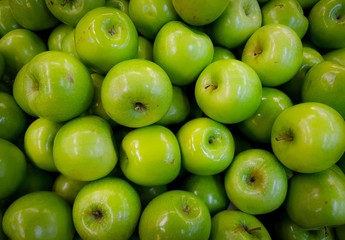 fresh green apples