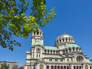 Cathedral Saint Alexander Nevski in Sofia, Bulgaria