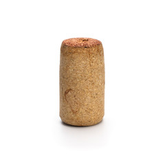 Wine corks isolated on white background