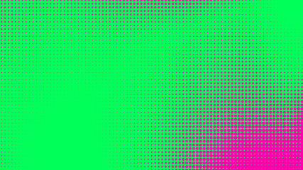 Dots halftone green pink color pattern gradient texture with technology digital background. Pop art comics with nature graphic design.
