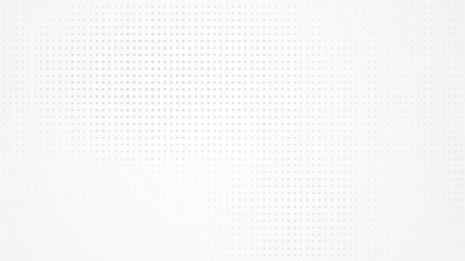 Dot white gray pattern gradient light texture background. Abstract  technology big data digital background. 3d rendering.