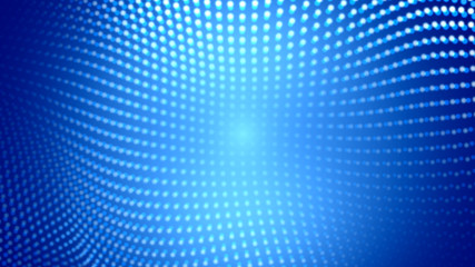 Dot white blue wave light screen gradient texture background. Abstract  technology big data digital background. 3d rendering.