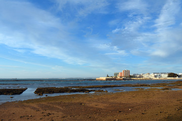 castle of Santa Catalina in the bay of Cádiz, Andalusia. Spain. Europe.
