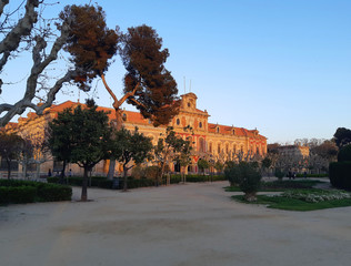view of the beautiful building in barcelona