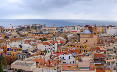 view of the city