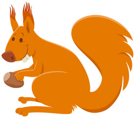 funny squirrel cartoon animal comic character