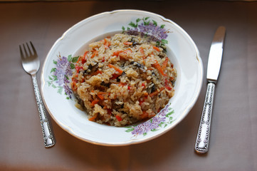 meat with vegetables