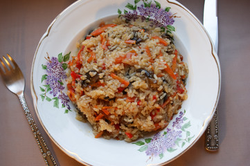 rice with vegetables