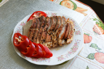 grilled beef steak