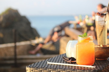 cocktail on the beach