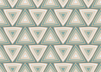 Geometric pattern with hand-drawn triangle shapes. Abstract seamless background. Seamless vector pattern.